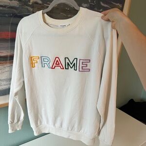 FRAME Multicolor Logo Sweatshirt